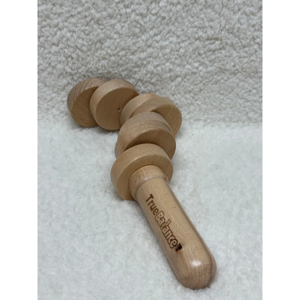 TrueBalance Coordination Game Natural Wood Magnetic Skill Toy Fidget Handheld